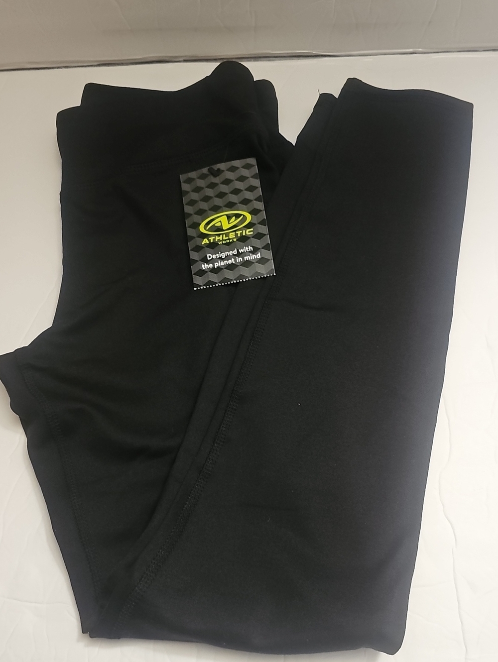 Athletic Works Black High-Rise Fitness Leggings